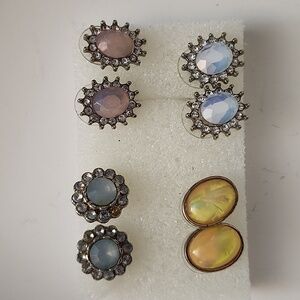 🔥4 Pairs Assorted Stud Earrings, Set #4